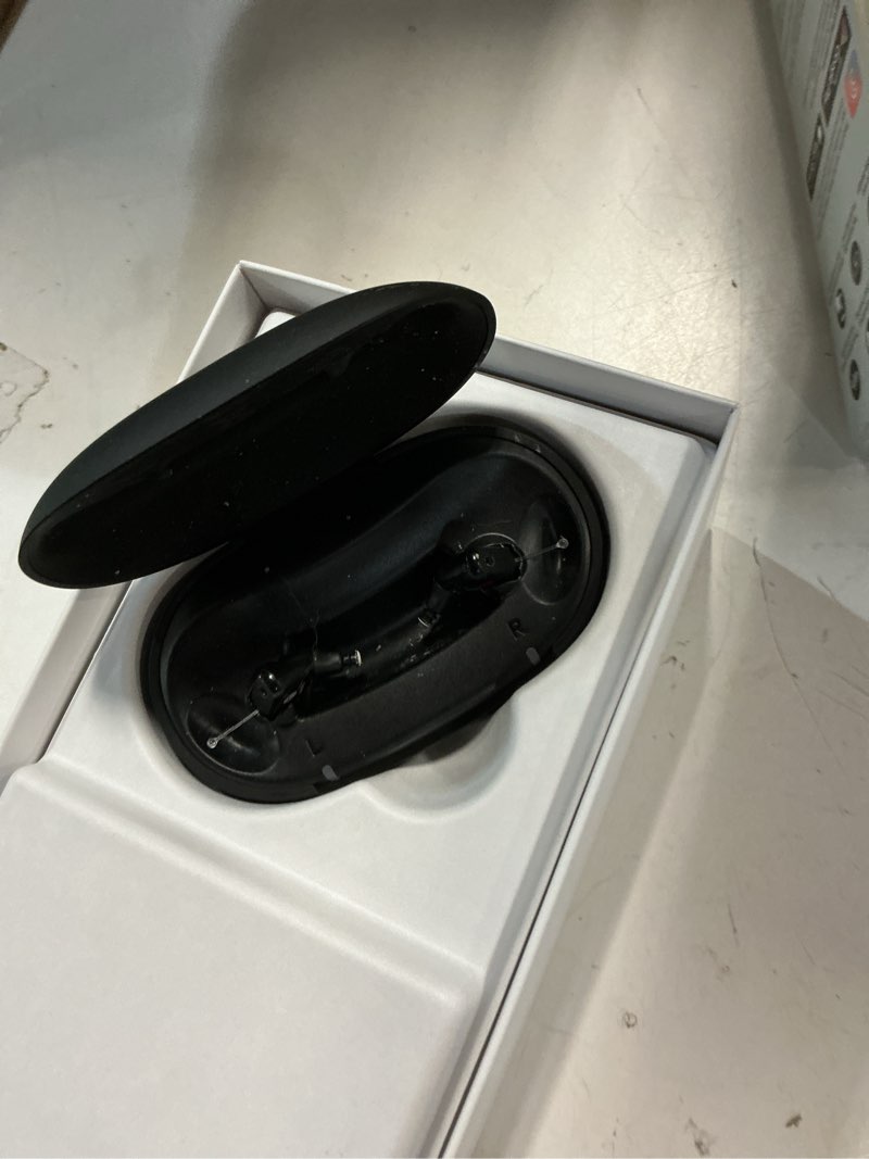 Condition photo showing Good Condition for sony cre-c20 self-fitting otc hearing aids for mild to moderate hearing loss, prescription-grade sound quality, compact virtually invisible design, customizable app, and rechargeable battery