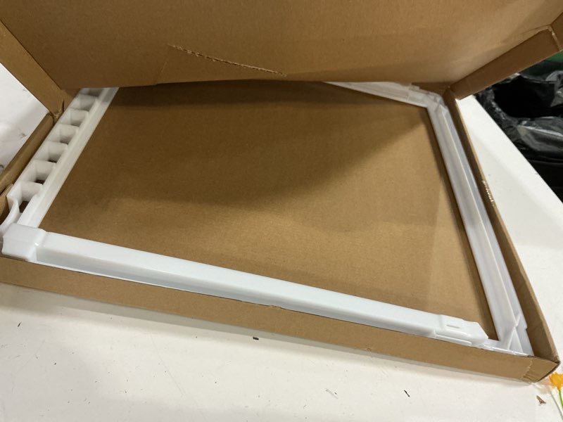 Condition photo showing Good Condition for upgrade 241969501 refrigerator shelf frame without glass compatible for frigi.daire 241969501/frigi.daire part 241969501 of ffss2615ts3, fgss2635tf1, ffss2615ts0-by miflus 241969501 shelf frame