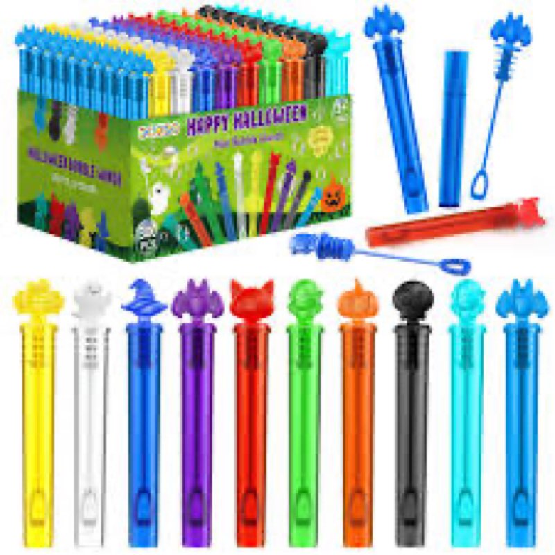 OCHIDO 400 PCS Halloween Bubbles for Kids, Bulk Halloween Party Favors, Halloween Mini Bubble Wands 