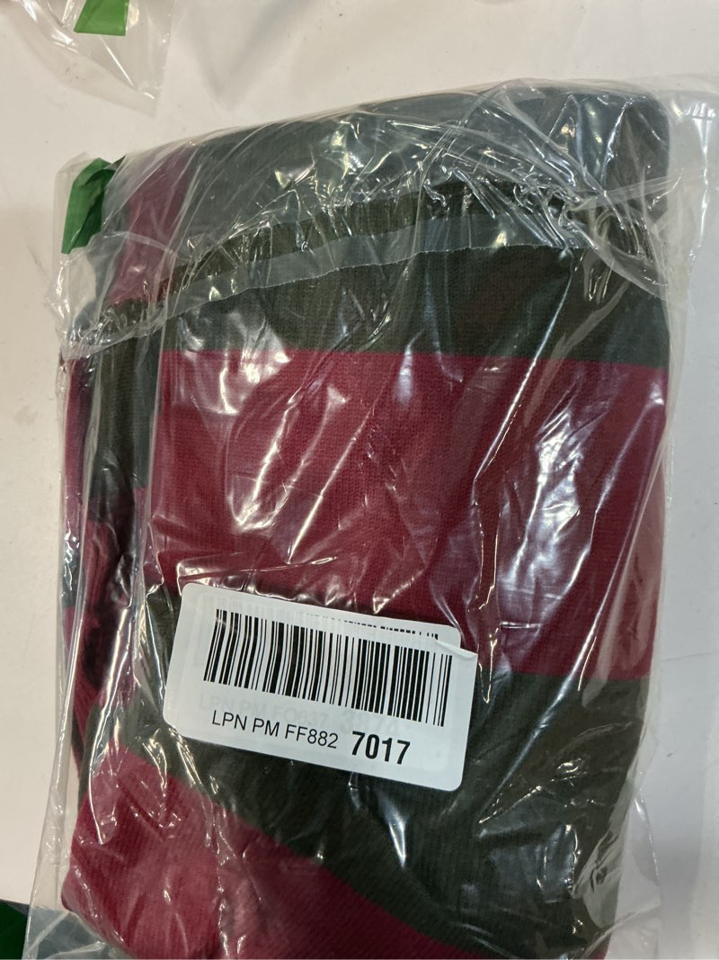 Condition photo showing New/Like New for melangcos freddy cosplay costume knit sweater long sleeve striped jumper sweaters pullovers xx-large-3x-large red striped