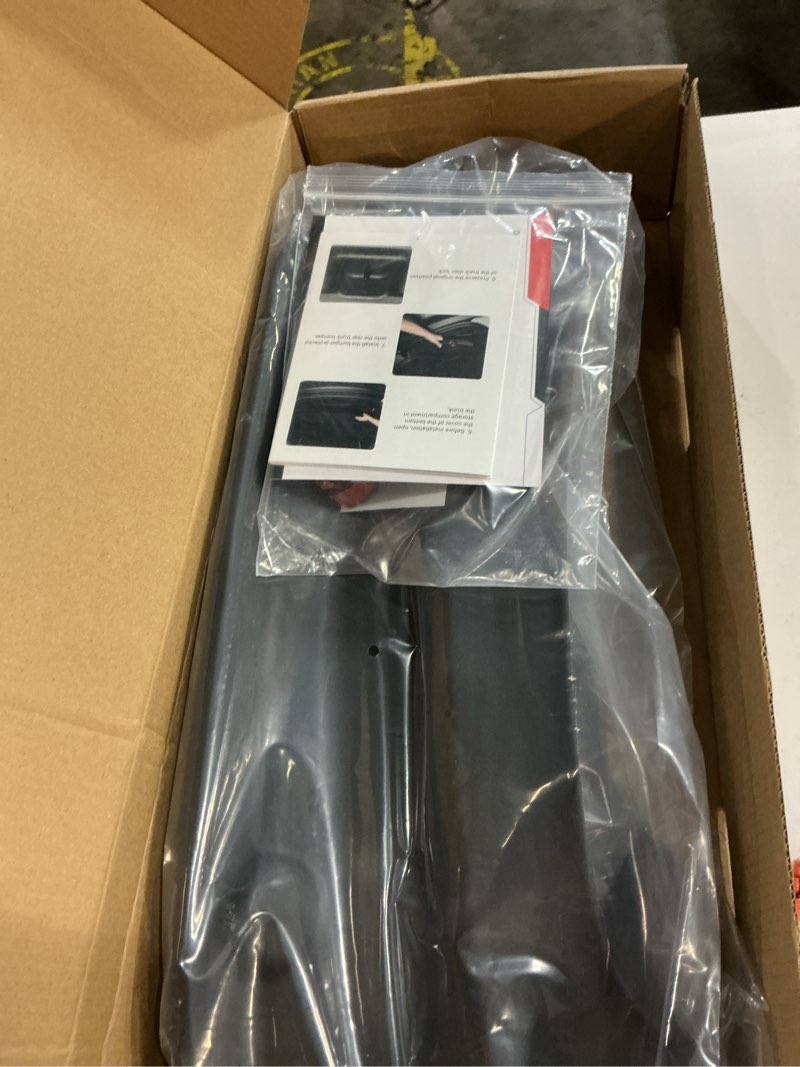 Condition photo showing New/Like New for basenor rear bumper guard for 2025 2026 tesla model y juniper, full edge coverage tpe trunk sill protector, anti-scratch shield for dogs & cargo model y juniper (premium & performance) oem look 2025 2026 model y juniper