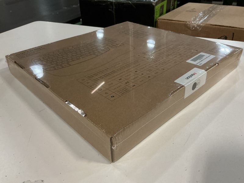 Condition photo showing New/Like New for Meetion Master Wave Keys Ergonomic Wireless Keyboard, 2.4G Wireless/Bluetooth Split Keyboard with Wrist Rest, Separate Mini Numeric Keypad for Financial Accounting, for Mac/Windows/Laptop/PC/Tablet