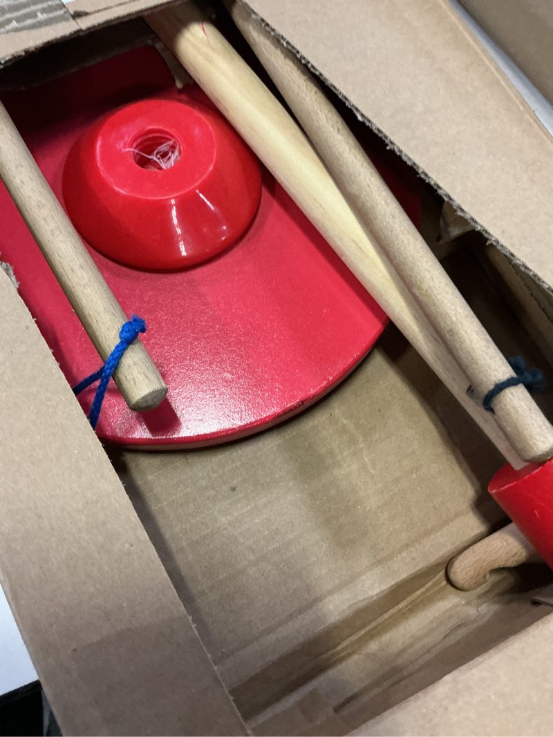 Condition photo showing Good Condition for melissa & doug dust sweep mop 6-piece pretend play set, toddler toy cleaning, pretend play home cleaning, kids broom and mop set for ages 3+