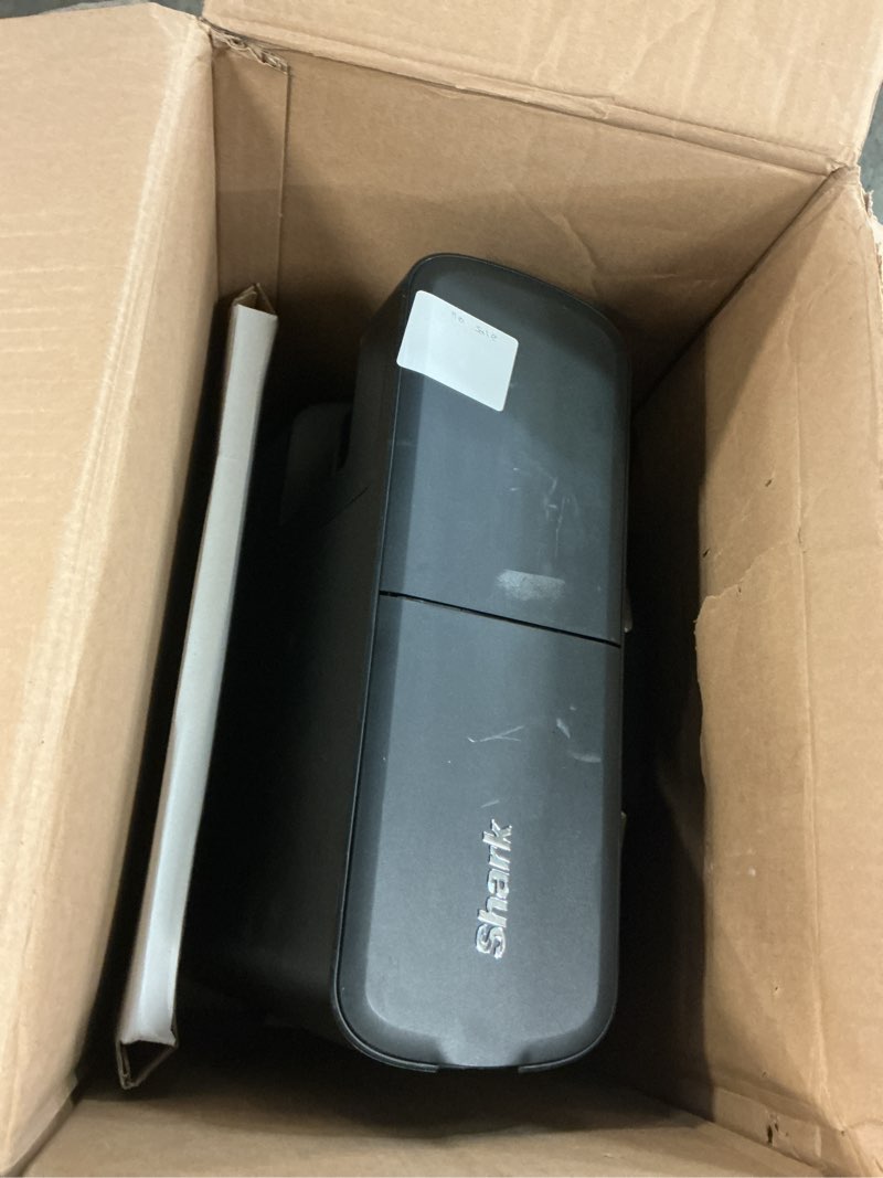 Condition photo showing As Is for shark robot vacuum & mop combo, powerful suction, matrix plus, 60-day debris capacity, hepa bagless self empty base, sonic mopping, home mapping for pet hair - carpets & hardfloor, av2610wa wet and dry self-empty (gold/black)