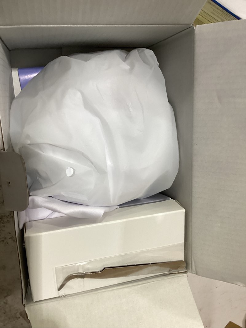 Condition photo showing New/Like New for ultrasonic retainer cleaner machine 48khz denture and aligner cleaning pod for mouth guards night guards dental trays braces toothbrushes jewelry with 200ml capacity (white)
