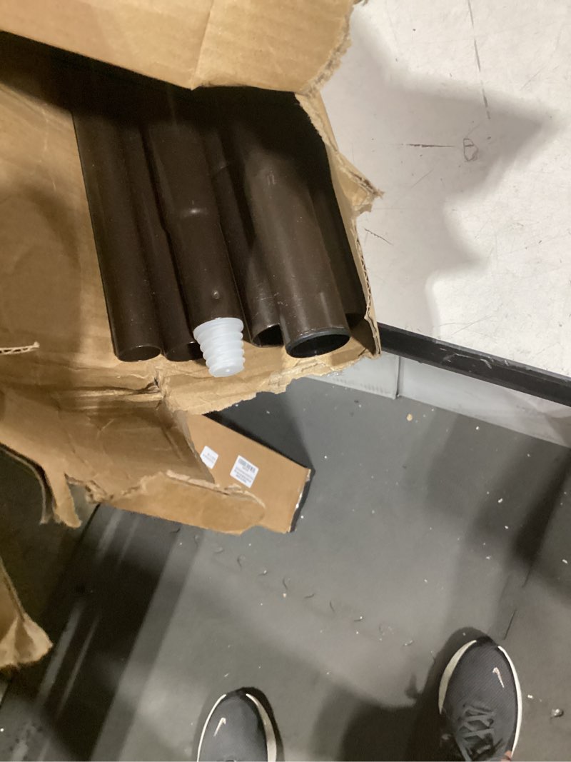 Condition photo showing Good Condition for KAMANINA Double Curtain Rod 48 to 72 Inches (4-6 Feet) Antique Bronze Curtain Rods for Windows, 7/8 Inch Telescoping Heavy Duty Drapery Rods with Decorative Twisted Cage Finials Antique Bronze 48-72"