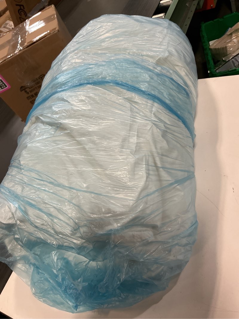 Condition photo showing As Is for Goose Feather Down Fiber Comforter King Size, 100% Cotton Cover Ultra Soft Fluffy Duvet Insert King?White 106"x90"?