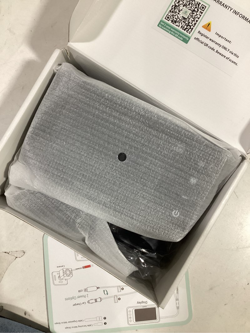 Condition photo showing New/Like New for 5'' Baby Car Camera with NO.1 Night Vision, USB Powered, Mirror/Normal Mode, 1080P IPS Crystal-Clear Car Baby Monitor With Brightness Setting & 3X Zoom, infant Backseat Camera, S100U, 5inch Black Black 5 inch