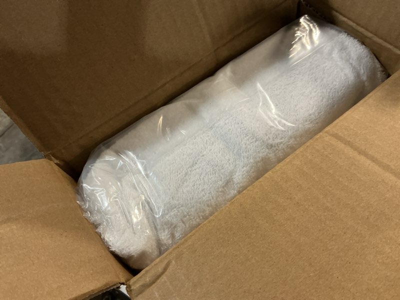 Condition photo showing Good Condition for Amazon Basics Waterproof Breathable Mattress Protector, Queen Size, 18 inch Deep, Machine Washable, White