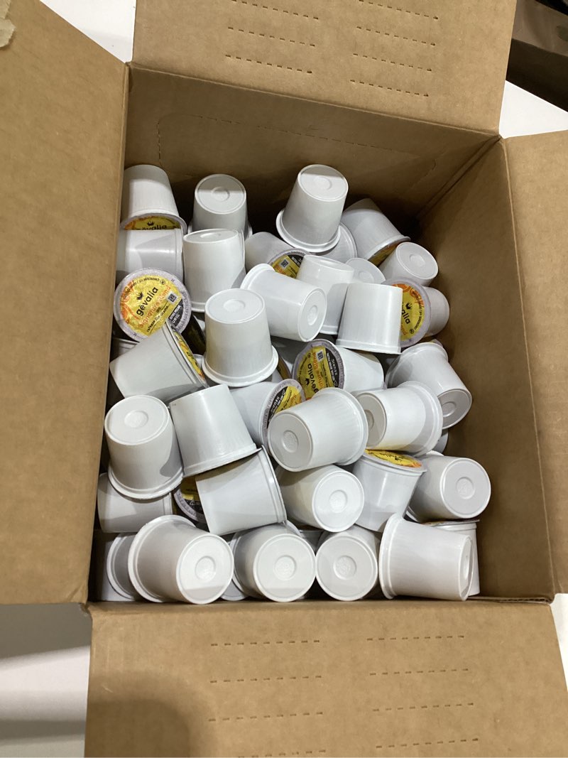 Condition photo showing New/Like New for Gevalia Signature Blend Mild Light Roast K-Cup Coffee Pods, 84 ct Box Signature 84 Count (Pack of 1), BEST BY 9/19/2026
