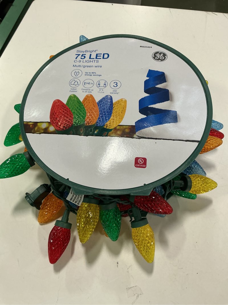 Condition photo showing As Is for StayBright 75led luces c-9