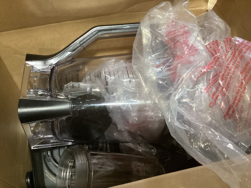 Condition photo showing Good Condition for ninja kitchen system | 8-cup food processor bowl & 72 oz. blender all-in-one | with (2) 16 oz. to-go cups | for smoothies, ice crushing, dough & more | 1500 watt | black | bl770 pitcher + bowl + (2) 16-oz. cups