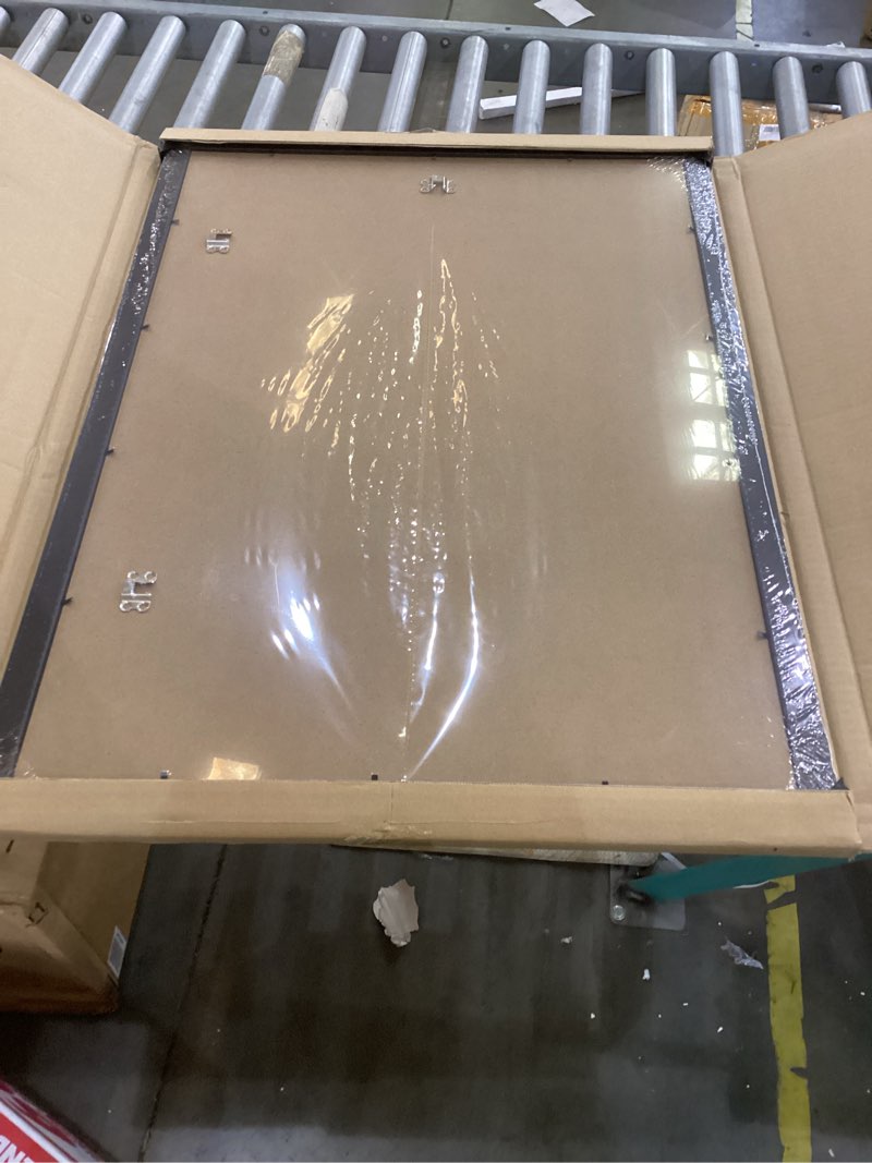 Condition photo showing New/Like New for LaVie Home 20x28 Poster Frame Black, Display Pictures 18x24 with Mat or 20x28 Without Mat, Stable and Sturdy Picture Frame with Polished Plexiglass, Horizontal and Vertical Format of The Wall?1 Pack? 20x28 Black