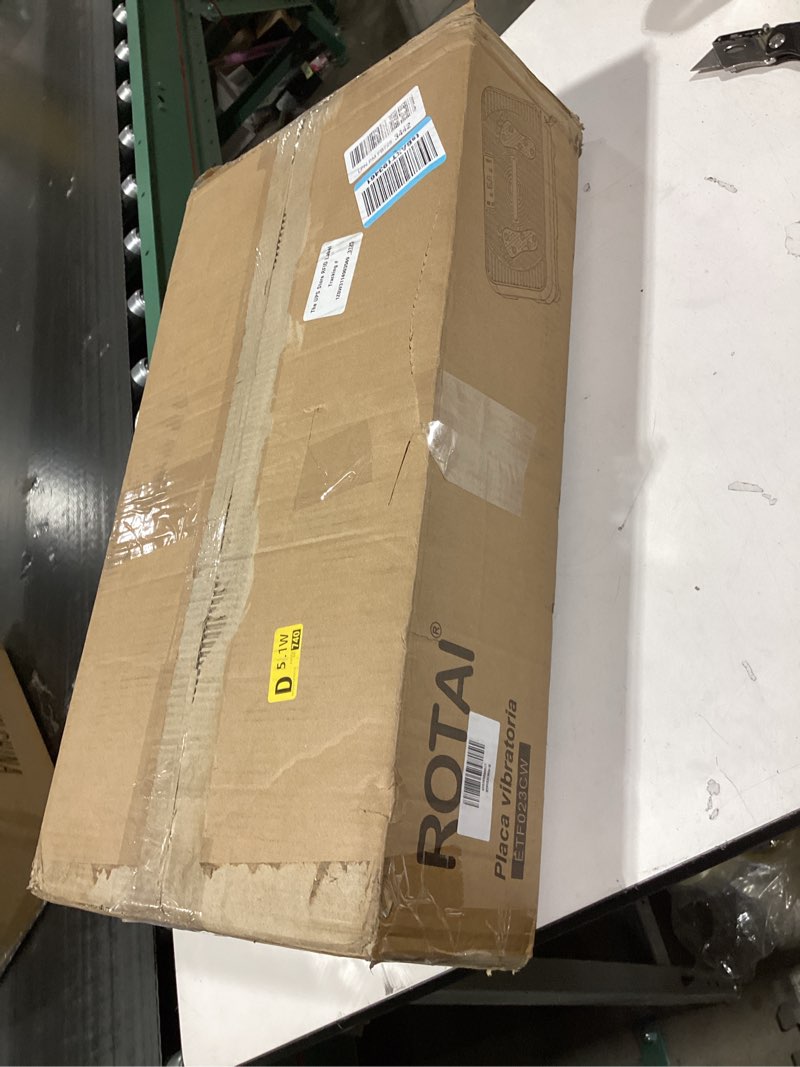 Condition photo showing Good Condition for Shake Plate Vibration Exercise Machine for Lymphatic Drainage Massager & Weight Loss, 400 lbs Capacity Whole Body Vibrating Plate Workout for Women and Men Black