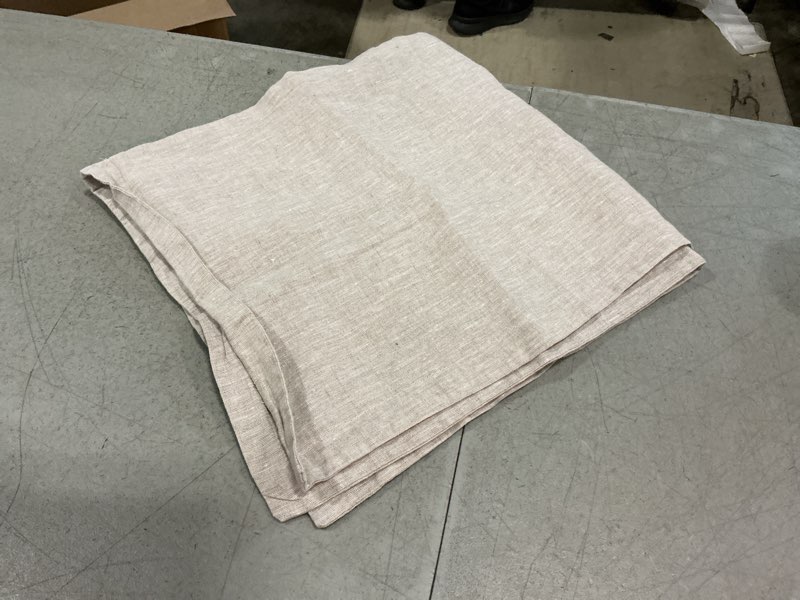 Condition photo showing New/Like New for european linen chambray euro sham, euro, natural