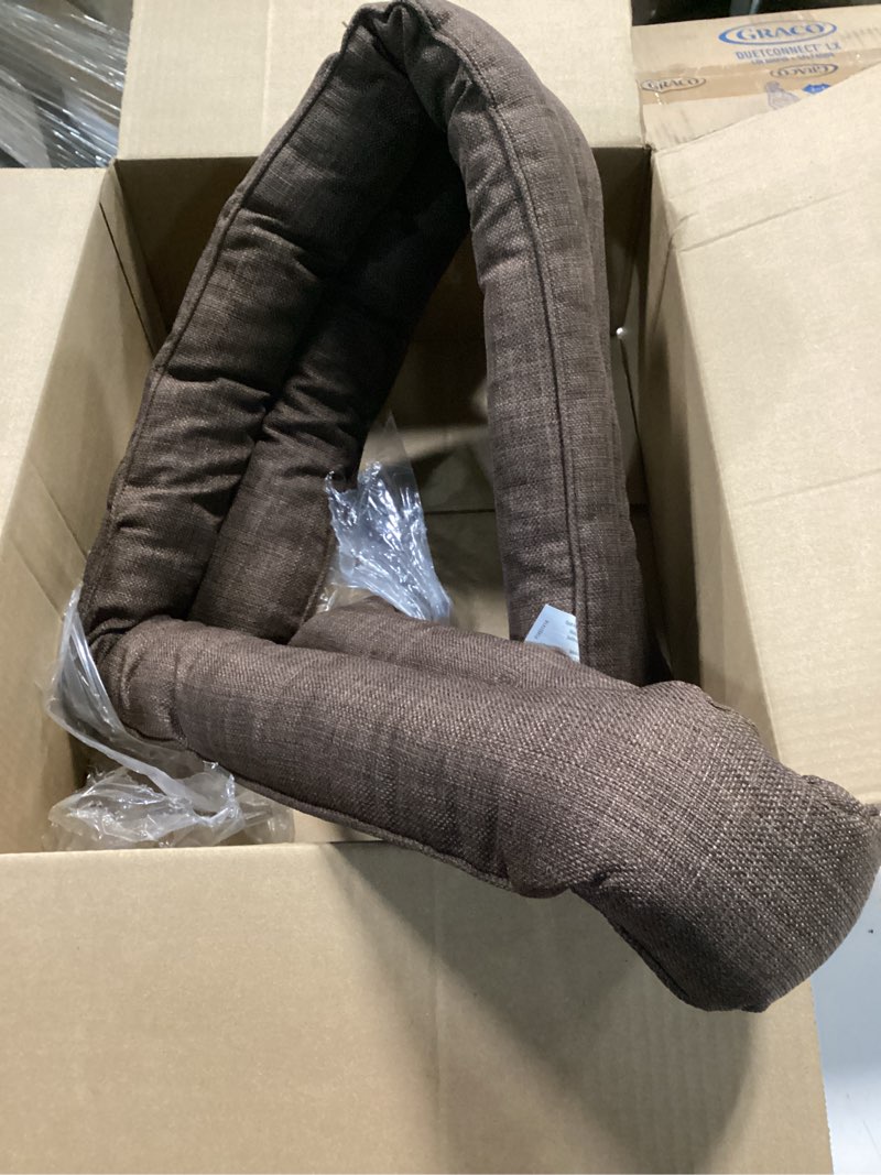 Condition photo showing Good Condition for HOME DISTRICT Sliding Door Draft Stopper - Glass Door Draft Blocker, Patio Under Door Draft Stopper, Door Air Blocker Draft Dodger - Approx. 71" Long - Brown Tweed