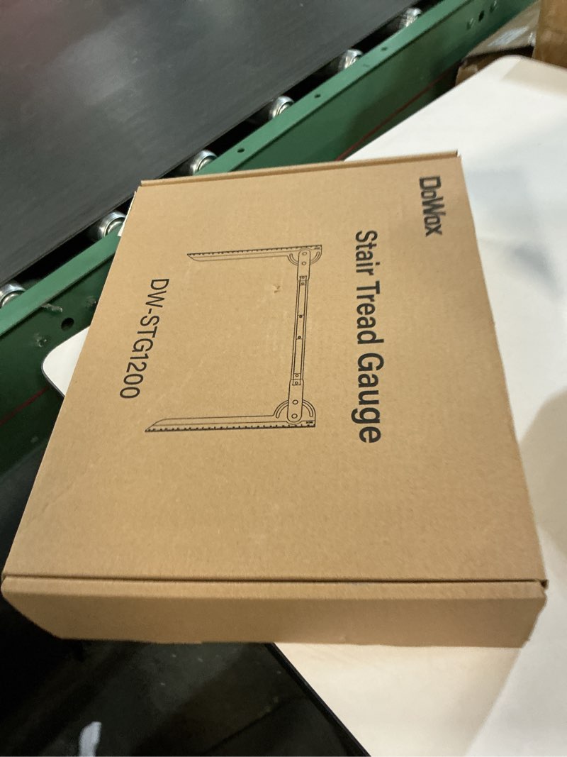 Condition photo showing New/Like New for Stair Tread Template Tool - Upgrade Dual Nut Locking Stair Tread Measuring Tool Jig for Stair Tread Gauge, Stair Gauge Measuring Tool, Compatible with Many Types of Layout Projects-Gold