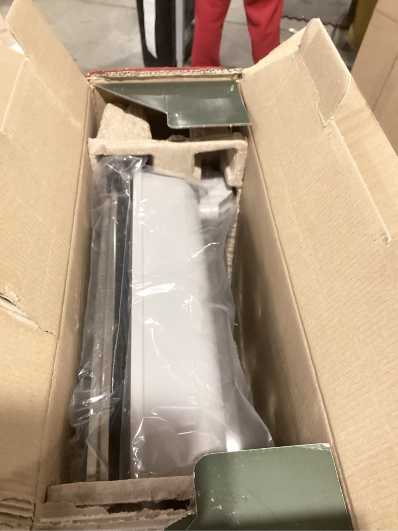Condition photo showing As Is for Not tested GreenPan Advanced 12” X 15” Electric Skillet with Lid, 7QT Capacity for Family Meals, Healthy Ceramic Nonstick PFAS-Free Coating, Fry, Sauté, Steam, Simmer, Sear, Stir Fry, Dishwasher Safe, Clay 12\" x 5\" Electric Skillet Clay