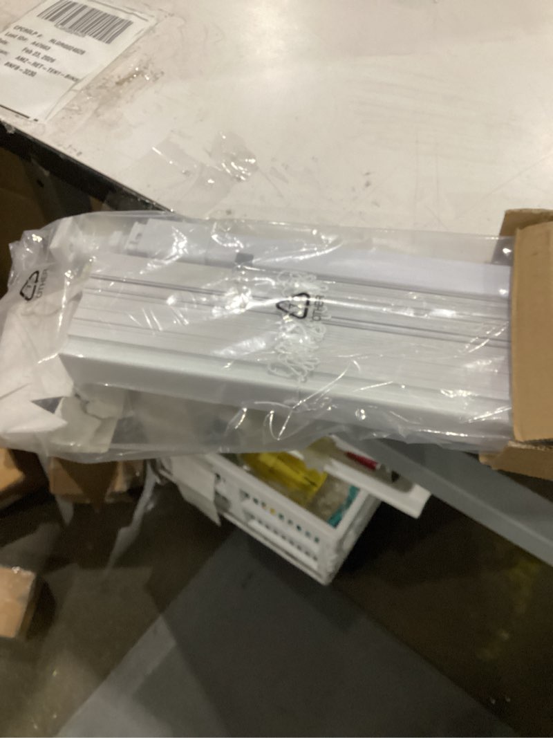 auriloft no tools no drill cordless mini blinds 34" wx 64" h, 1" l-shaped blades, horizontal vinyl b