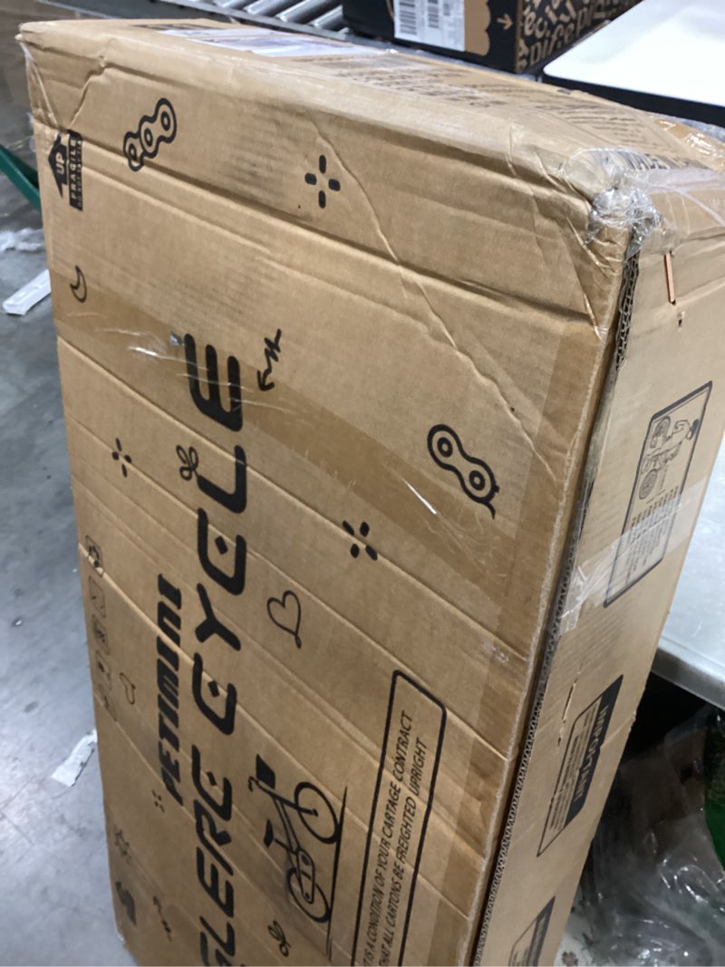 Condition photo showing New/Like New for Petimini Girls Bike with Basket for 2-12 Years Old Kids, 12 14 16 18 20 Inch Bicycle with Bell Training Wheels, Multiple Colors