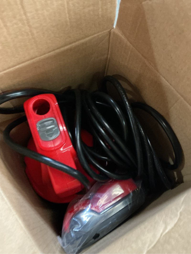 Condition photo showing As Is for vibe 3-in-1 bagless lightweight corded stick vacuum cleaner