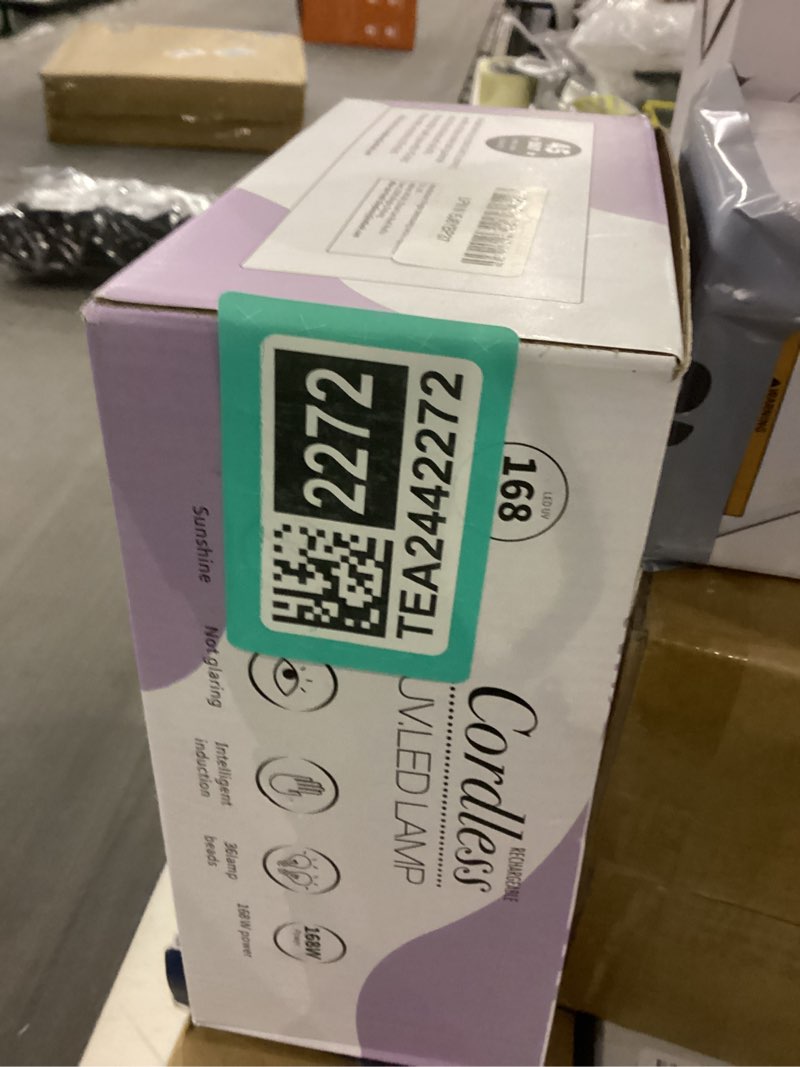 Condition photo showing New/Like New for Rechargeable UV/LED Nail Lamp with Auto Sensor, Portable Cordless Gel Nail Dryer Light 4 Timings & Diamond LCD Screen, UV Light for Gel Nails at Home Salon