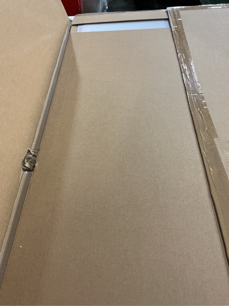Condition photo showing New/Like New for vusign magnetic white board kit for wall 36" x 24", 1 dry eraser & 2 multicolor markers & 4 magnetic pins, sliver reinforced aluminum frame for home, school, office
