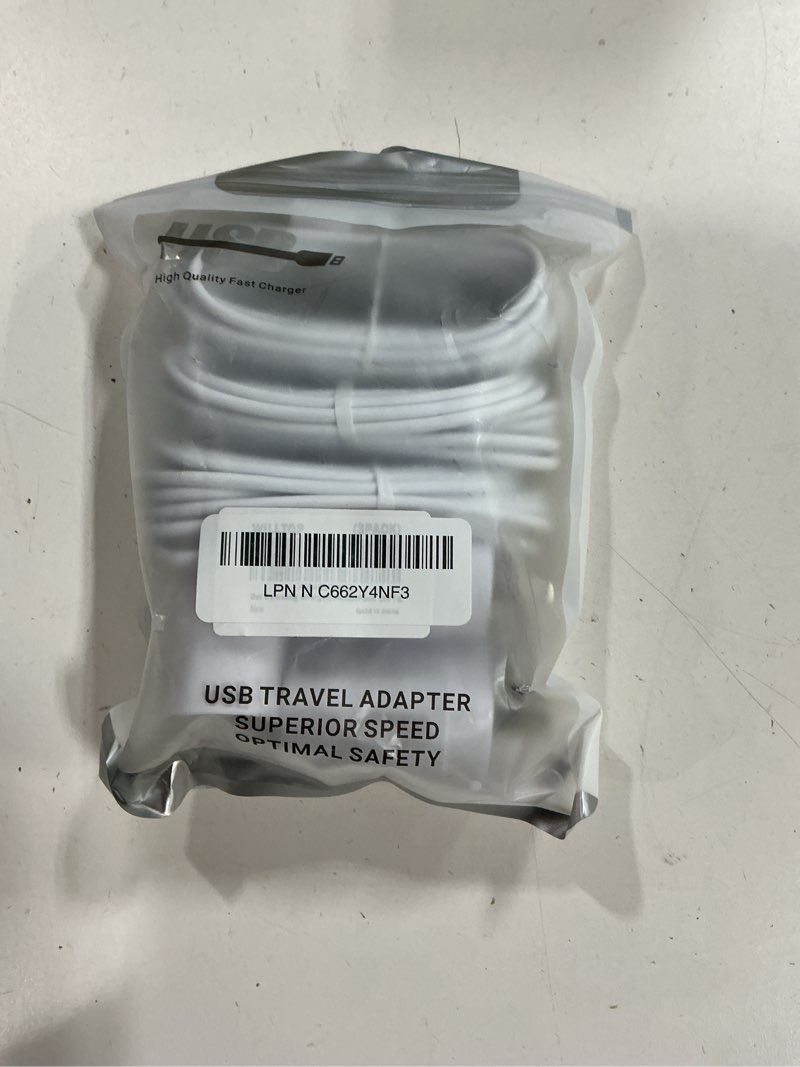 Condition photo showing New/Like New for samsung super fast charger,samsung charger fast charging block,3pack 25wsamsung usb c wall charger,10ft quick usb c cable for samsunggalaxy s26 ultra/s26+/s25+/s24/s23/s22/s21+/z fold 7/6/z flip 7/6 white 10ft 3pack