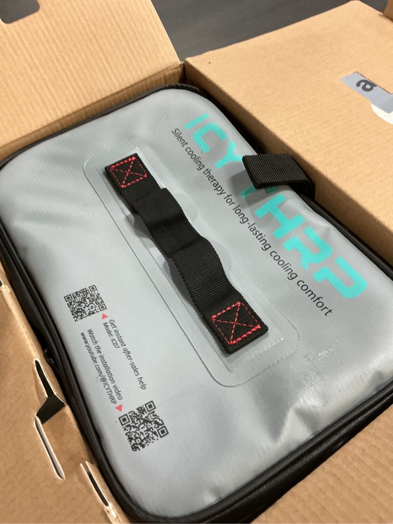 Condition photo showing As Is for Cold Therapy Machine with Programmable Timer, Portable Ice Machine for Knee After Surgery, Knee Replacement Recovery System for Pain Relief w/Compression Pad for Shoulder, Hip and Ankle Universal Pad+Machine