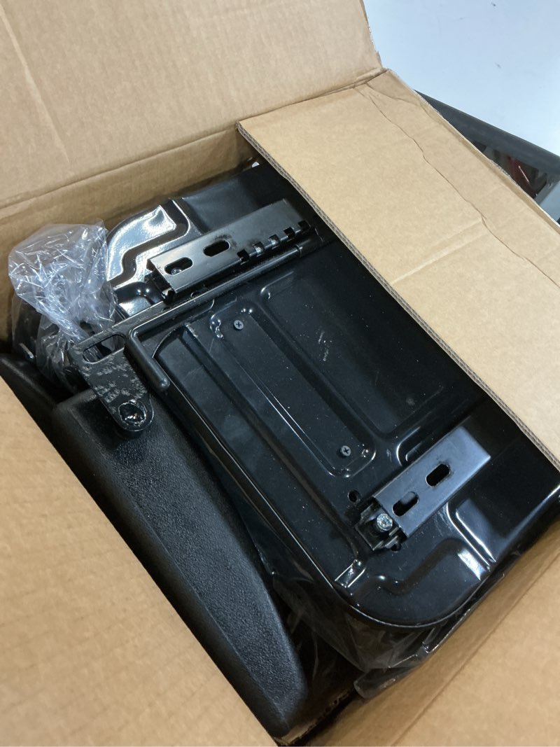 Condition photo showing Good Condition for Universal Tractor Seat, Adjustable Lawn Forklift Seat with 180 Degree Backrest, Tractor Seat with Adjustable Armrest, Headrest, Lawn Mower Seat with Safety Belt and Retractable Rails, for Excavator Black