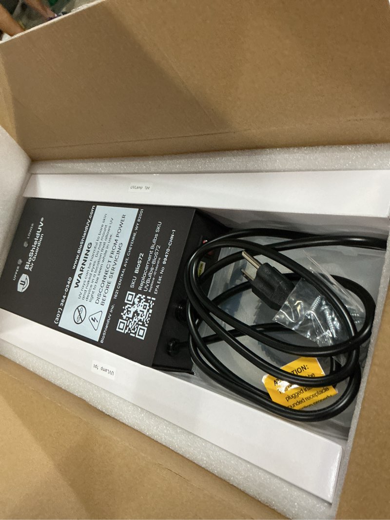 Condition photo showing New/Like New for bioshielduv® 72w hvac uv light air purifier light bulb - air filter uv lamp for air conditioner, whole house dual uv uvc light in duct filter, uvc light for hvac ac air conditioner 72w (2 bulbs)