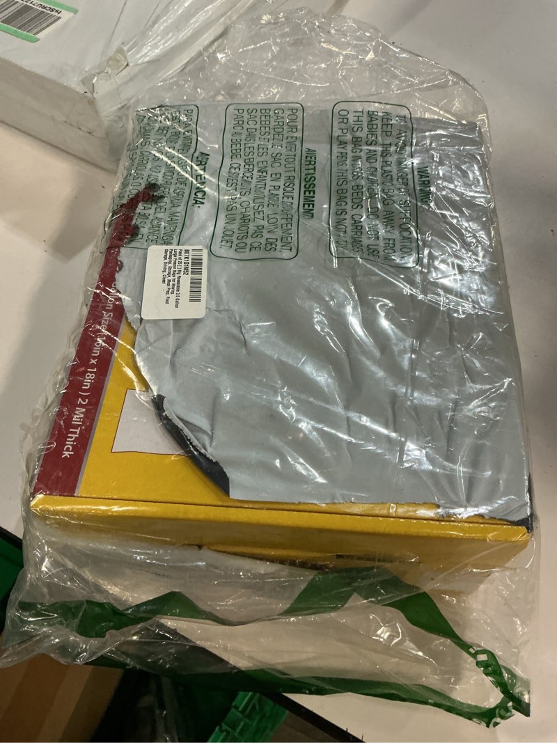Condition photo showing New/Like New for [ Pack of 25 ] Big Resealable 3.5 Gallon Large Freezer Bags for Moving, Packaging, Storage, Meal Prep, Food Storage, Brining, Closet Organization