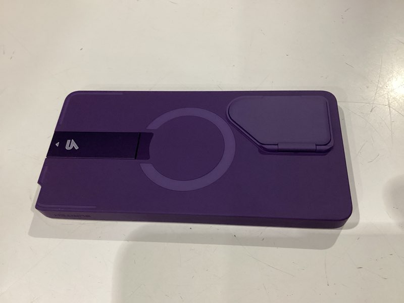 Condition photo showing New/Like New for suritch for samsung galaxy s25 ultra phone case, magnetic protective cover with camera cover & adjustable metal kickstand for galaxy s25 ultra (2025)-dark purple for s25 ultra -6.9" dark purple