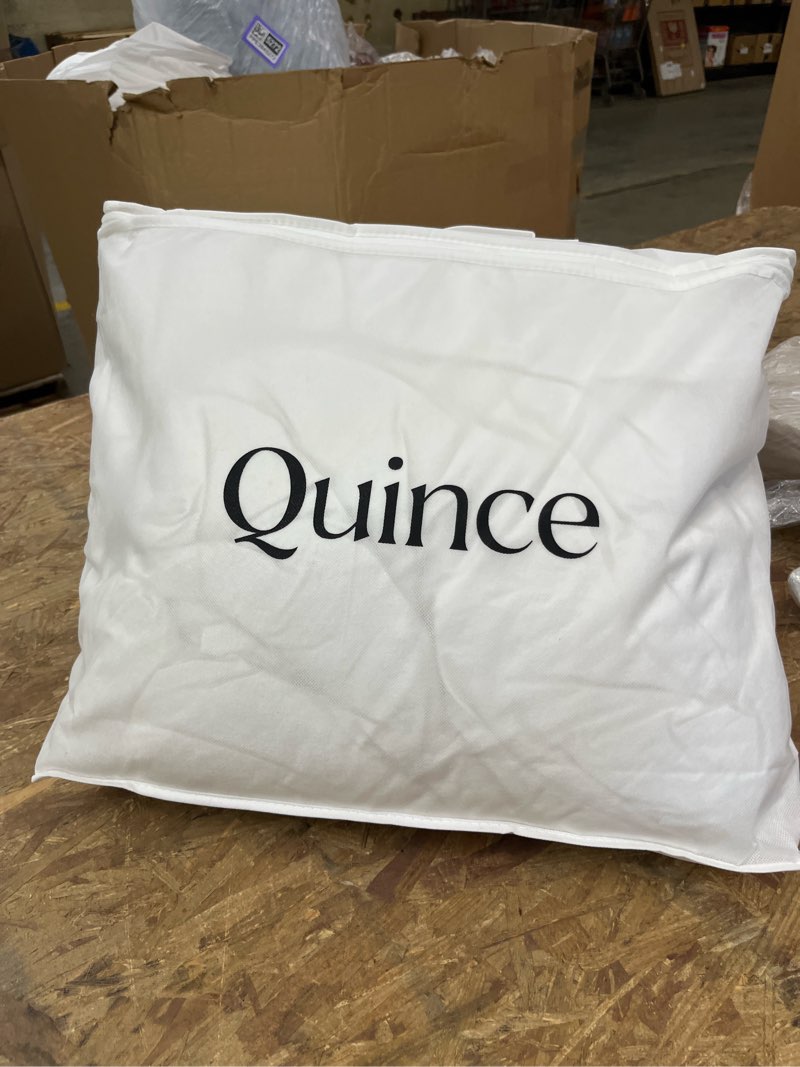 Condition photo showing New/Like New for all-season premium down comforter, full/queen, down