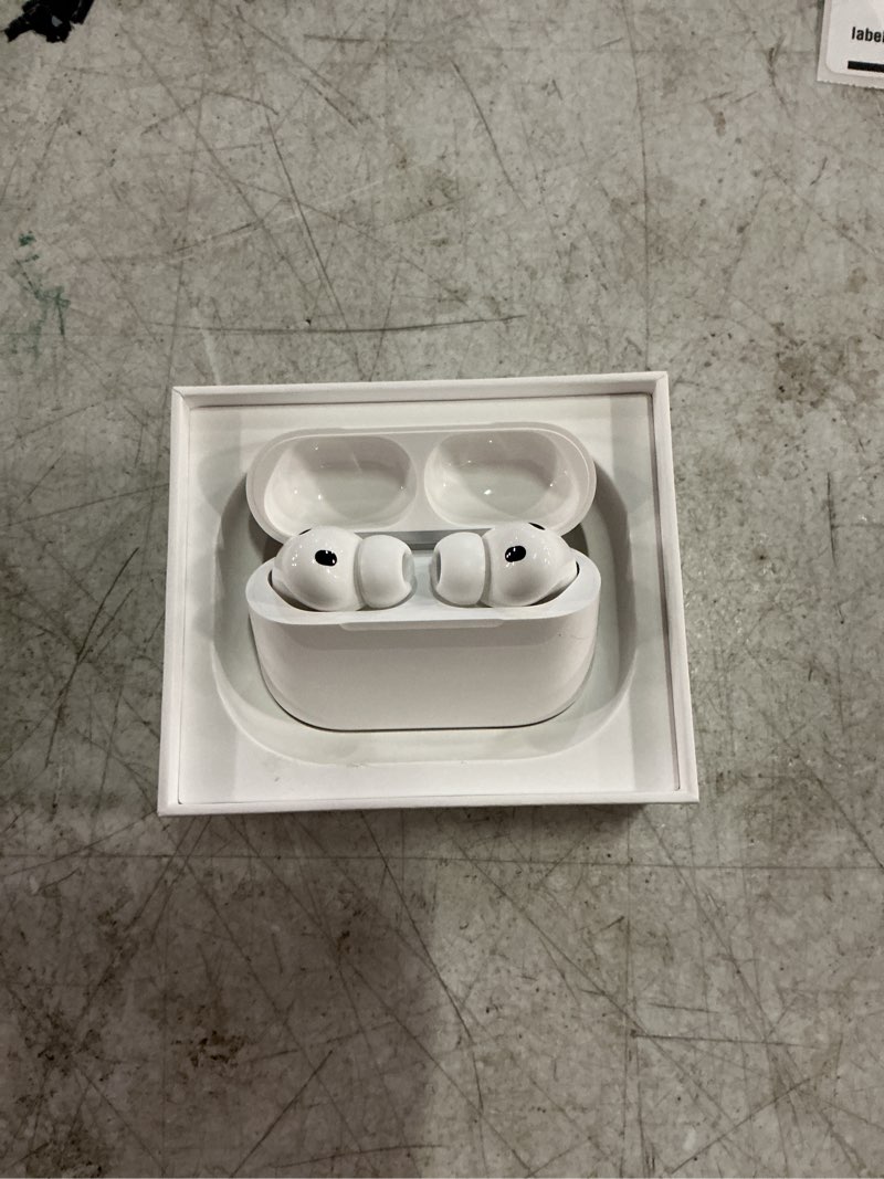 Condition photo showing Good Condition for apple airpods pro 3 wireless earbuds, active noise cancellation, live translation, heart rate sensing, hearing aid feature, bluetooth headphones, spatial audio, high-fidelity sound, usb-c charging