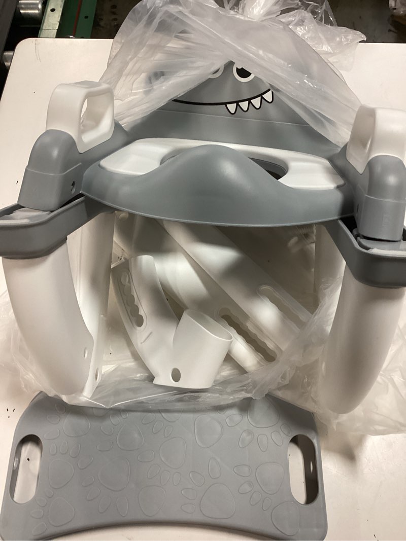 Condition photo showing Good Condition for potty training seat for toddlers, 2 in 1 potty training toilet with anti-slip pad step stool, toddler toilet seat for boys and girls (include 2 ducks)