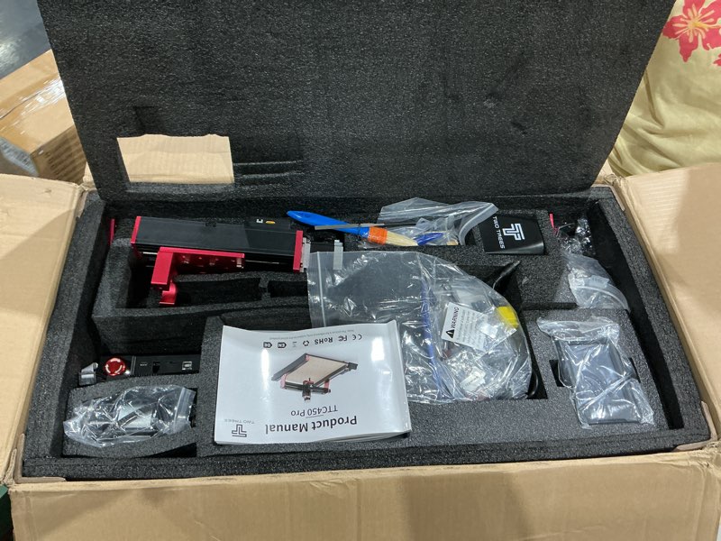 Condition photo showing Good Condition for heavy))))))twotrees ttc450 pro cnc router machine with nema 57 closed-loop stepper motor 3.5\" touch screen,upgraded 3 axis engraver machine, engraving milling machine for wood acrylic aluminum carving cutting