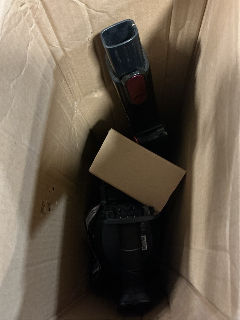 Condition photo showing As Is for Shark Cordless Vertex Pro Lightweight Cordless Stick Vacuum with DuoClean PowerFins, HEPA Fitler, Anti-Allergen Complete Seal, LED Headlights, For Carpets & Hardfloors, Red, IZ662H Vertex FlexPro w/ PowerDisplay(60 min)