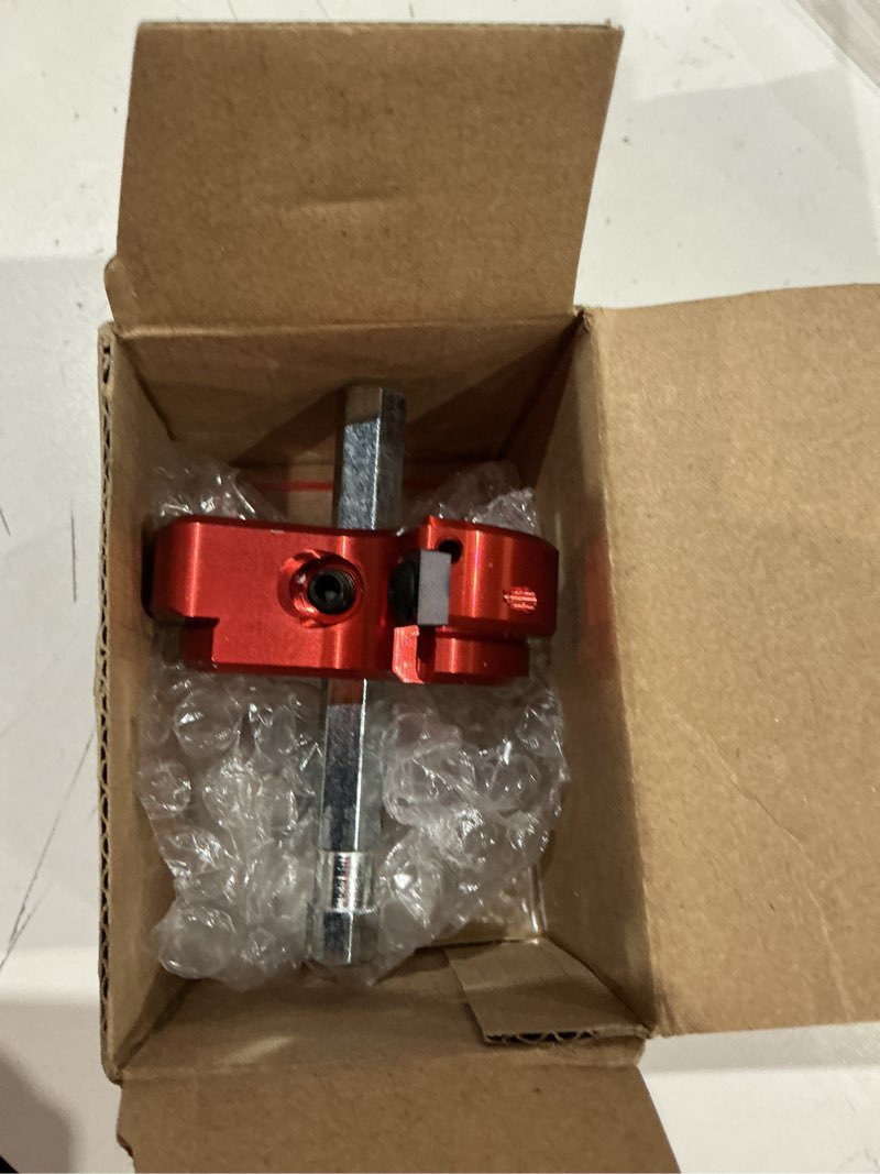 Condition photo showing As Is for pvc fitting saver 2-inch head,triple blade pvc pipe reamer socket saver with 3/8-inch hex shaft,plastic pipe fitting reamer plumbing tool for sch.40 cpvc abs socket hub,fit standard 1/2" drills 2 inch 1
