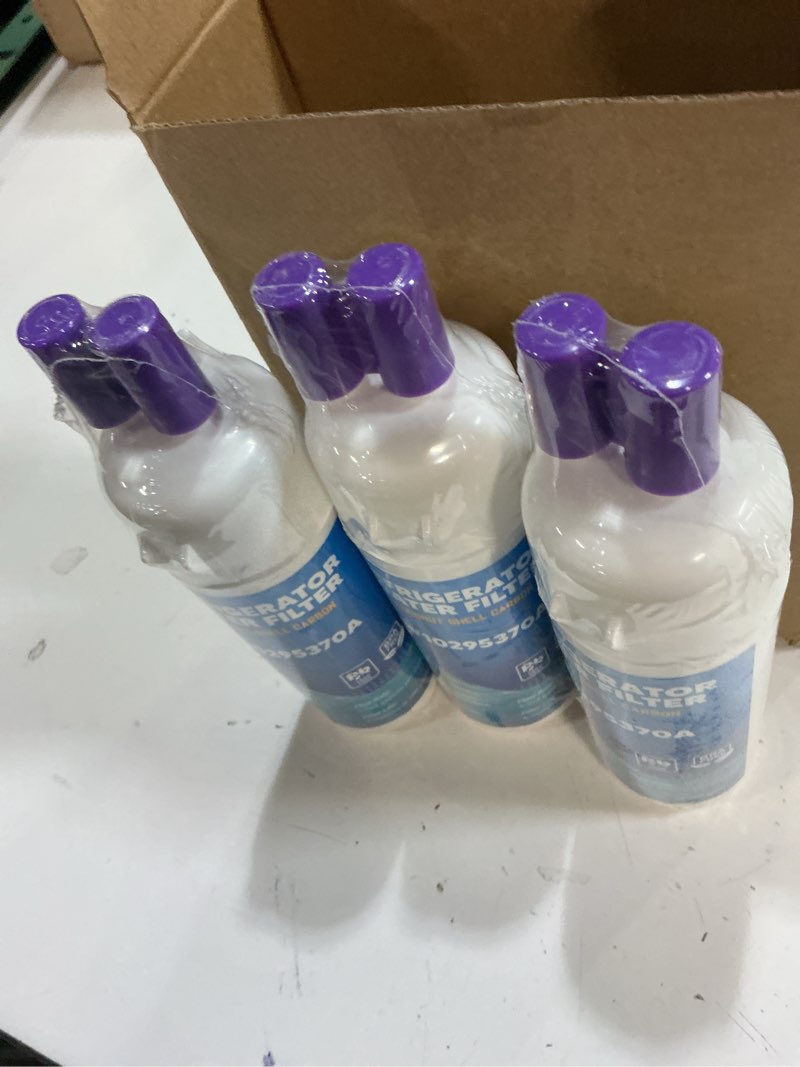 Condition photo showing New/Like New for w10295370a wrs588fihz04 wrs325sdhz wrs325sdhz13 water filter replacement for whirlpool wrs321sdhz13 wrs325fdam04 wrsf5536rz00 wrs588fihz00 wrff3236rz00 wrmf3636rz00 wrs571cihz01 wrs315sdhm13 3 count (pack of 1)