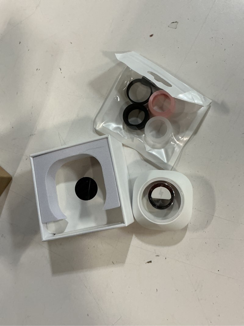 Condition photo showing Good Condition for smart ring for women & men, health tracker ring with heart rate, blood oxygen,blood pressure, ip68 waterproof fitness ring, sleep tracker for iphone and android, no app fee (silver, 6#)