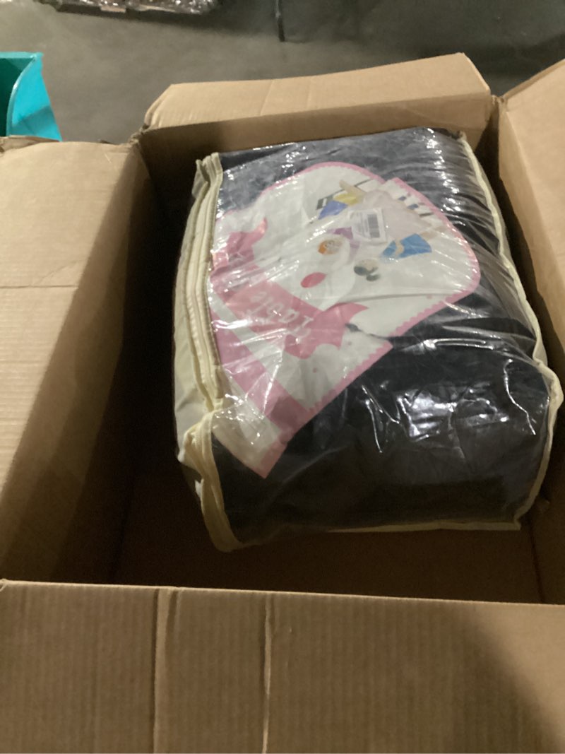 Condition photo showing As Is for 6 Pack Black Round Spandex Tablecloth for 60 inch Table, Wrinkle Free Stretchy 120inch Fitted 5FT Round Table Cloths Cover with Skirt for Wedding Birthday Party Dining Banquet Events Black 60inch(6pack)