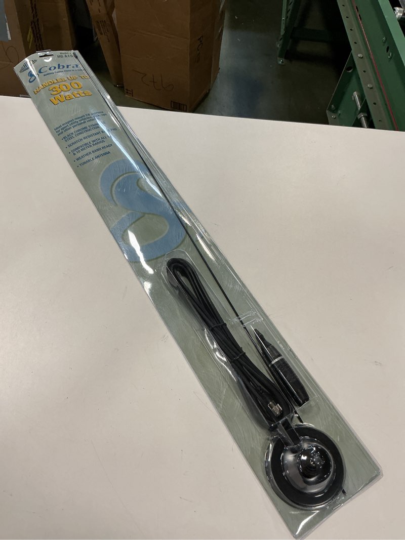 Condition photo showing New/Like New for Cobra HGA 1500 Hga1500 36 Inch Magnetic Mount CB Antenna Heavy Duty Magnet, for use In Cars, SUVs Recreational Vehicles 300 Watt Power Handling Capability 42"