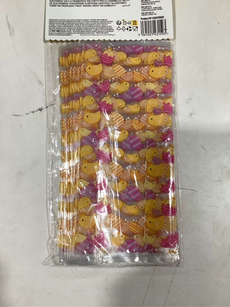 Condition photo showing As Is for PME Easter Party Treat Bags - Easter Chicks, Pack of 20 (Rectangle)
