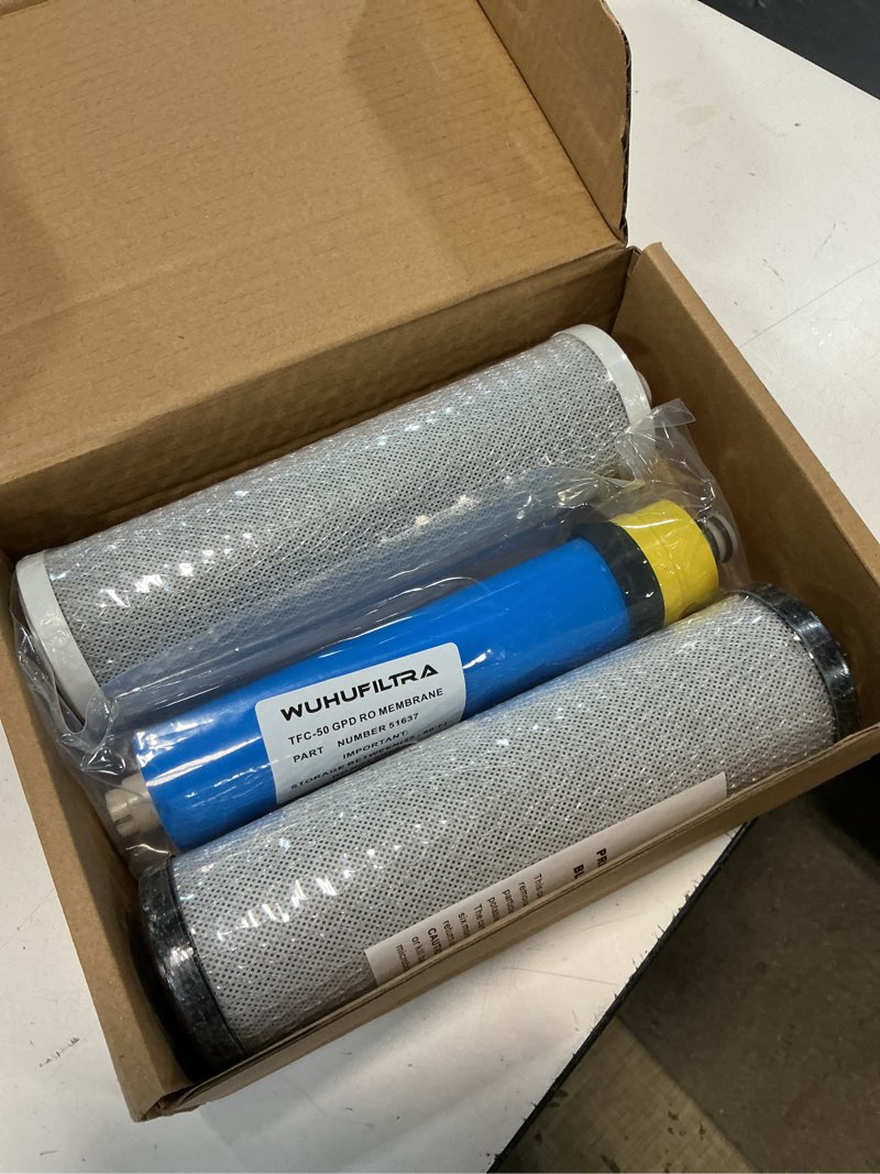 replacement pre and post filter set with membrane 50gpd compatible to rainsoft reverse osmosis ultre