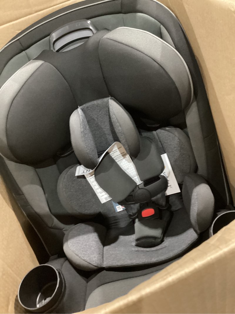 Condition photo showing Good Condition for safety 1st grow and go all-in-one slim convertible car seat, rear facing, 5-40 lbs, forward facing (30–65 lbs), high back booster seat 40-100 pounds, black phantom black phantom original
