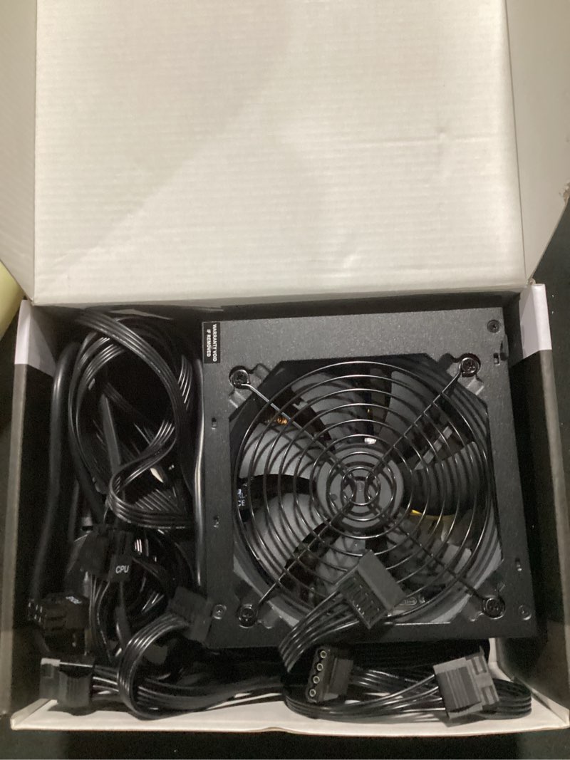 Condition photo showing Good Condition for thermaltake smart 500w 80+ white certified psu, continuous power with 120mm ultra quiet cooling fan, atx 12v v2.3/eps 12v active pfc power supply ps-spd-0500npcwus-w 80 + white 500w