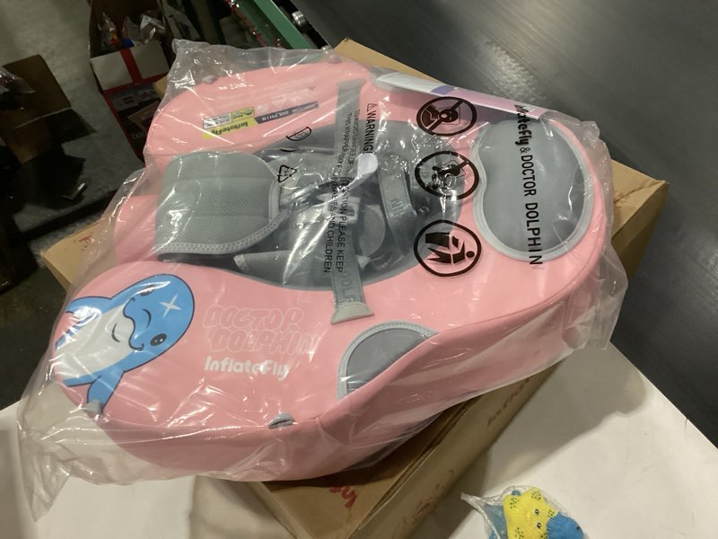 Baby swimming ring/air free 11-33 ibs pink