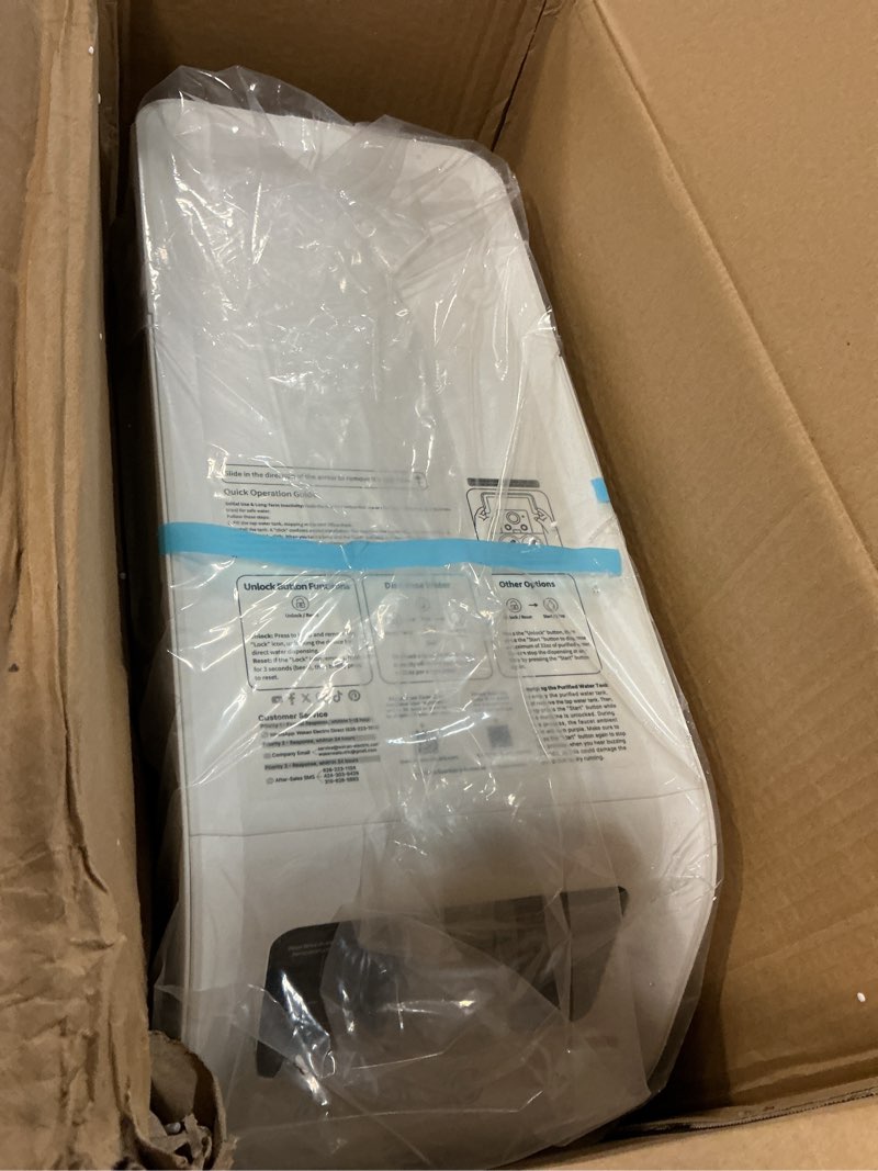 Condition photo showing Good Condition for waken electric c11s reverse osmosis water filtration system countertop 180oz water tank 4:1 pure to drain 8 stage ro filter no installation for home apartment condo rv arctic white