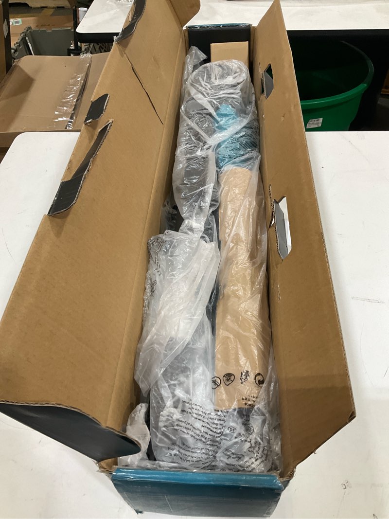 Condition photo showing New/Like New for seesii 20v pole hedge trimmer cordless, 16" electric hedge trimmer with extension pole, 8ft telescopic pole with shoulder strap, 2 packs 4.0ah batteries & charger, long reach bush shrub trimmer blue